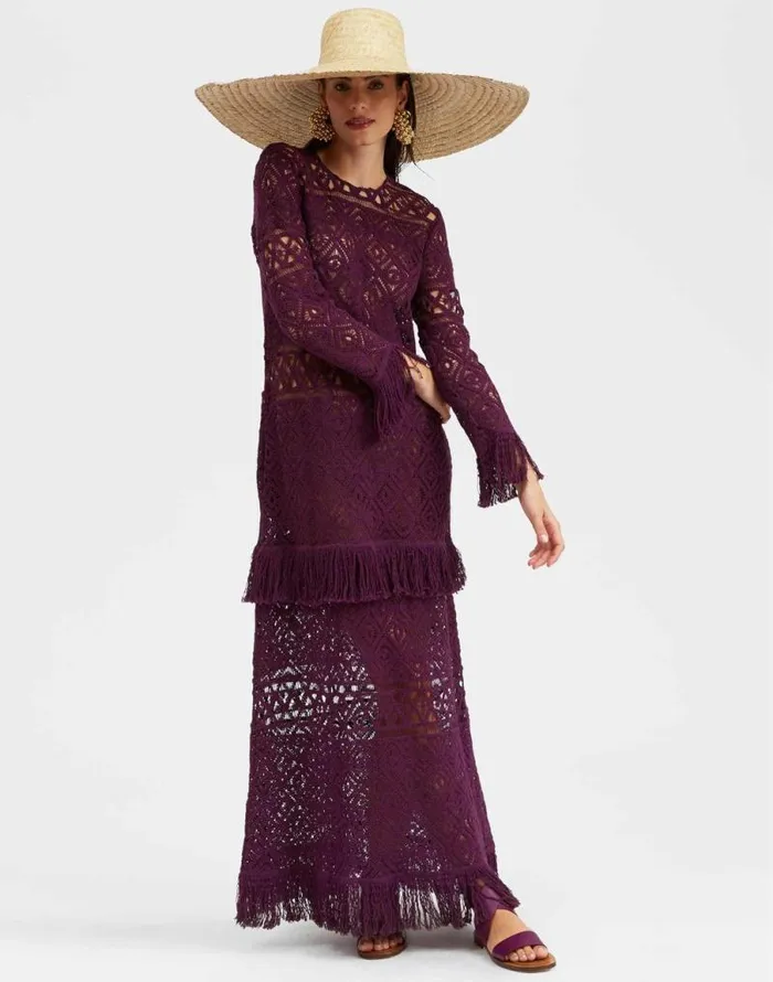 Lacey Swing Dress Plaza Purple Women La Double J Dresses Lacey Swing Dress Plaza Purple Women La Double J Dresses