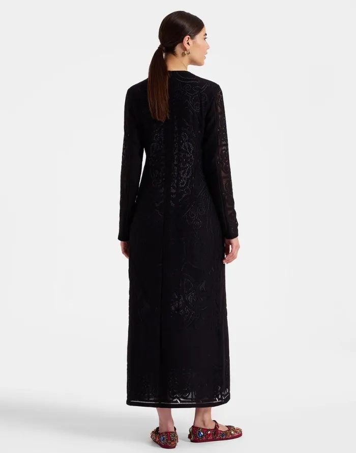 Lacey Swing Dress Solid Black Women La Double J Dresses Lacey Swing Dress Solid Black Women La Double J Dresses