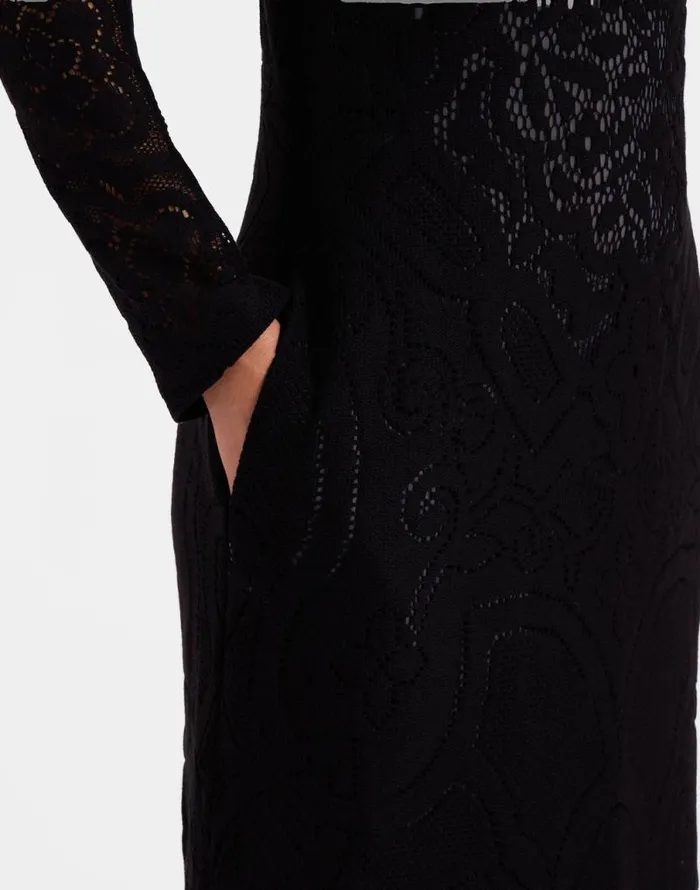Lacey Swing Dress Solid Black Women La Double J Dresses Lacey Swing Dress Solid Black Women La Double J Dresses