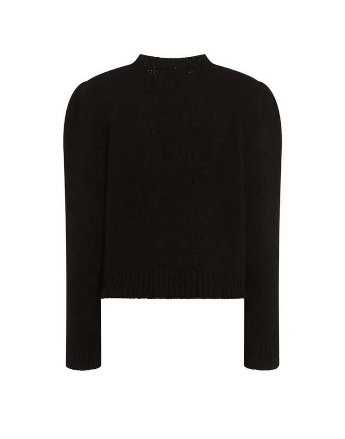 Lampone Sweater Black Women La Double J Knitwear Lampone Sweater Black Women La Double J Knitwear