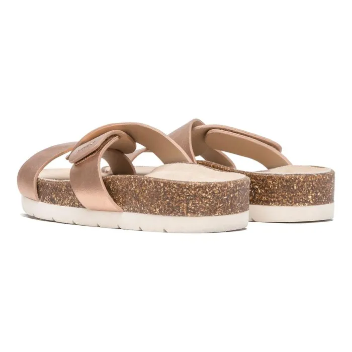 Lanai Slide Metatarsal Gold Womens Abeo Sandals