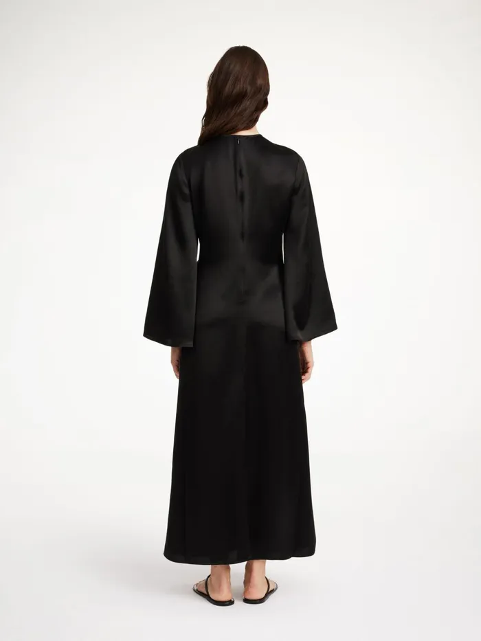 Lavende Maxi Dress Black Women By Malene Birger Dresses