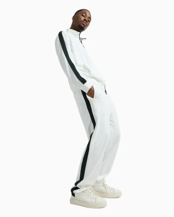 Leather Sneakers With Mesh Insert White Men Armani Sneakers Leather Sneakers With Mesh Insert White Men Armani Sneakers
