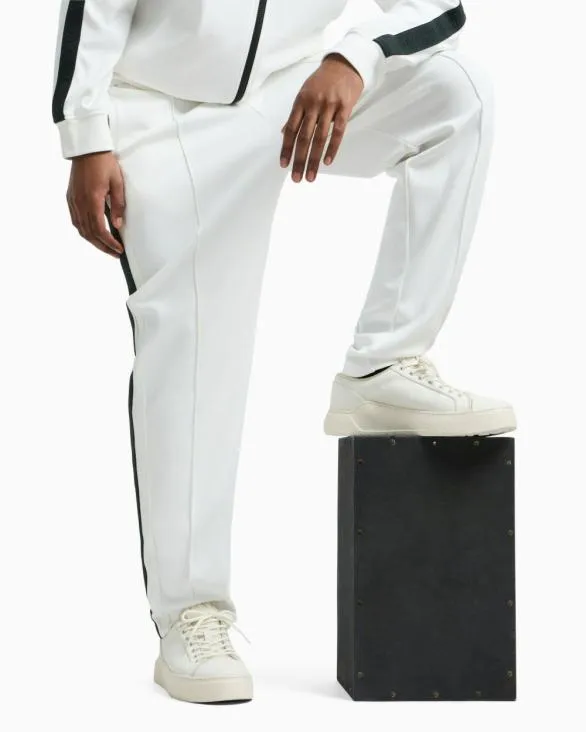 Leather Sneakers With Mesh Insert White Men Armani Sneakers Leather Sneakers With Mesh Insert White Men Armani Sneakers