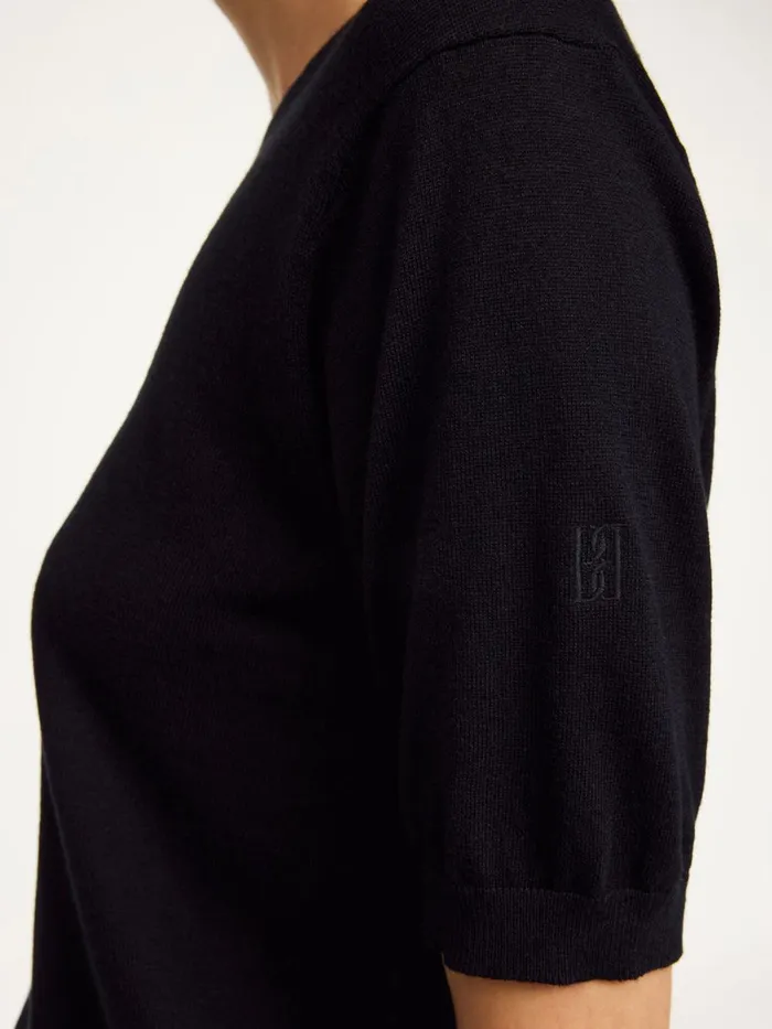 Lelle Sweater Black Women By Malene Birger Knitwear