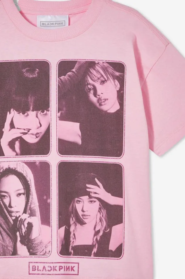 License Drop Shoulder Short Sleeve Tee Lcn Bra Blackpinkcali Pink Girls Cotton On Tops and TShirts License Drop Shoulder Short Sleeve Tee Lcn Bra Blackpinkcali Pink Girls Cotton On Tops and TShirts