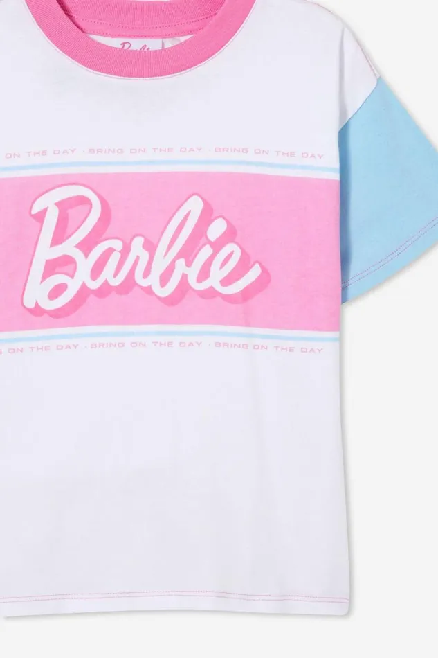 License Drop Shoulder Short Sleeve Tee Lcn Mat Barbie Racerwhite Girls Cotton On Tops and TShirts License Drop Shoulder Short Sleeve Tee Lcn Mat Barbie Racerwhite Girls Cotton On Tops and TShirts