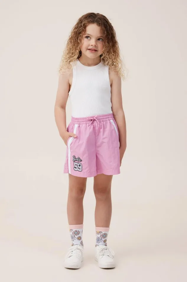 License Esther Parachute Short Lcn Mat Barbiepink Gebera Girls Cotton On Shorts Skirts and Playsuits License Esther Parachute Short Lcn Mat Barbiepink Gebera Girls Cotton On Shorts Skirts and Playsuits