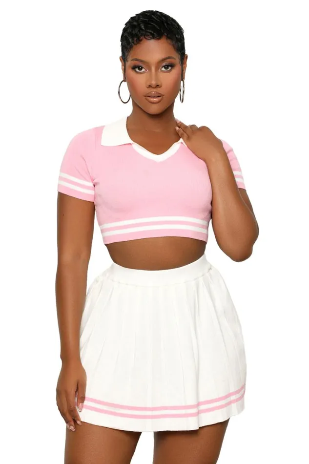 Lilly039s Kloset Sets Women Good Game Skirt Set PinkFINAL SALE