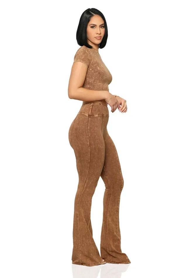 Lilly039s Kloset Sets Women On The Move Piece Pant Set Brown