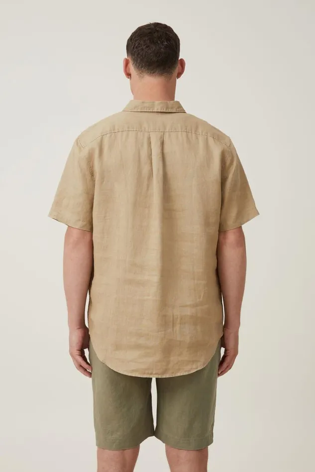 Linen Pleat Short Faded Clover Men Cotton On Shorts Linen Pleat Short Faded Clover Men Cotton On Shorts