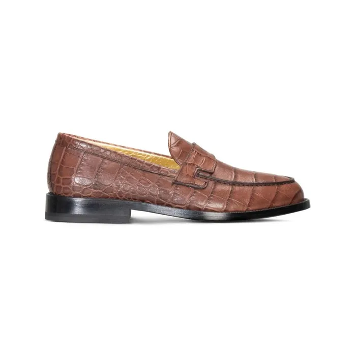 Loafers Women Moreschi FOR HER 8211 Dark Brown Leather Loafer