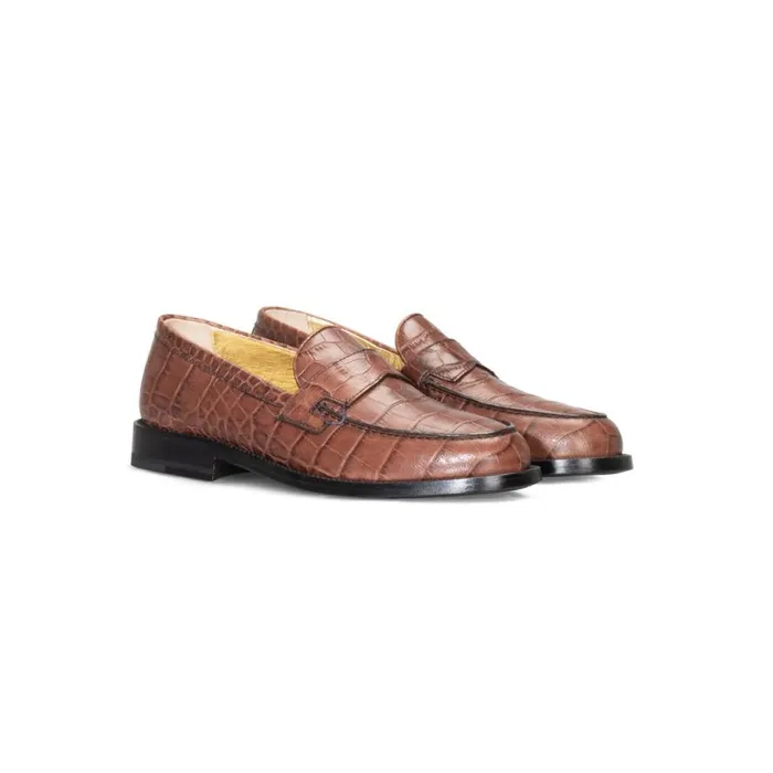 Loafers Women Moreschi FOR HER 8211 Dark Brown Leather Loafer