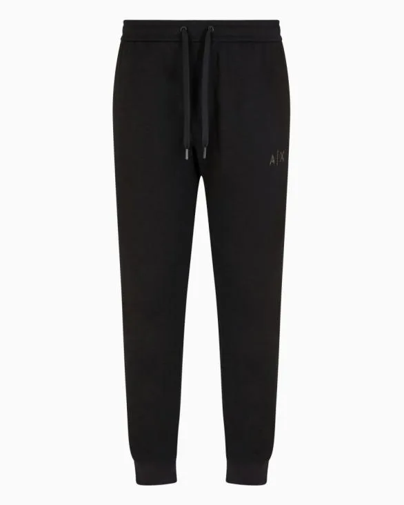 Logo Sweatshirt Joggers Black Men Armani Matching Sets