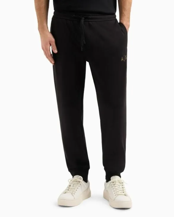 Logo Sweatshirt Joggers Black Men Armani Matching Sets Logo Sweatshirt Joggers Black Men Armani Matching Sets