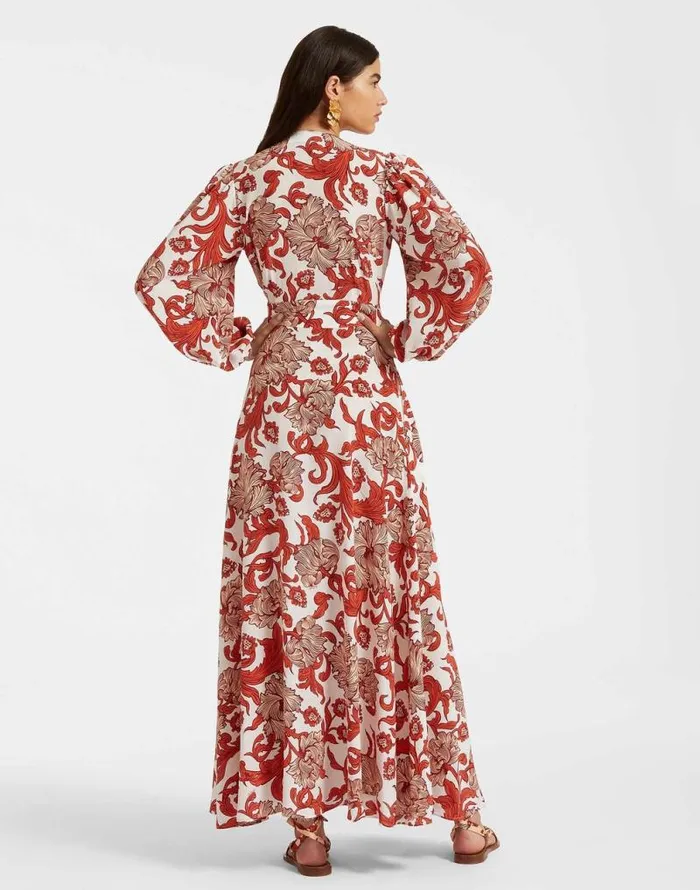 Long Camerino Dress Reef White Women La Double J Dresses Long Camerino Dress Reef White Women La Double J Dresses
