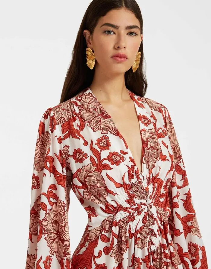 Long Camerino Dress Reef White Women La Double J Dresses Long Camerino Dress Reef White Women La Double J Dresses