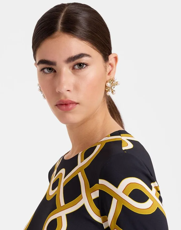 Long Sleeve Swing Dress Tackle Black Women La Double J Dresses Long Sleeve Swing Dress Tackle Black Women La Double J Dresses