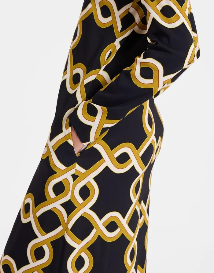 Long Sleeve Swing Dress Tackle Black Women La Double J Dresses Long Sleeve Swing Dress Tackle Black Women La Double J Dresses