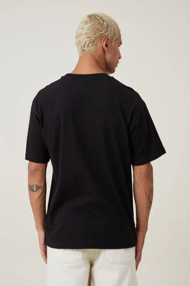 Loose Fit College TShirt Black City Loop Men Cotton On Tees and Tanks Loose Fit College TShirt Black City Loop Men Cotton On Tees and Tanks
