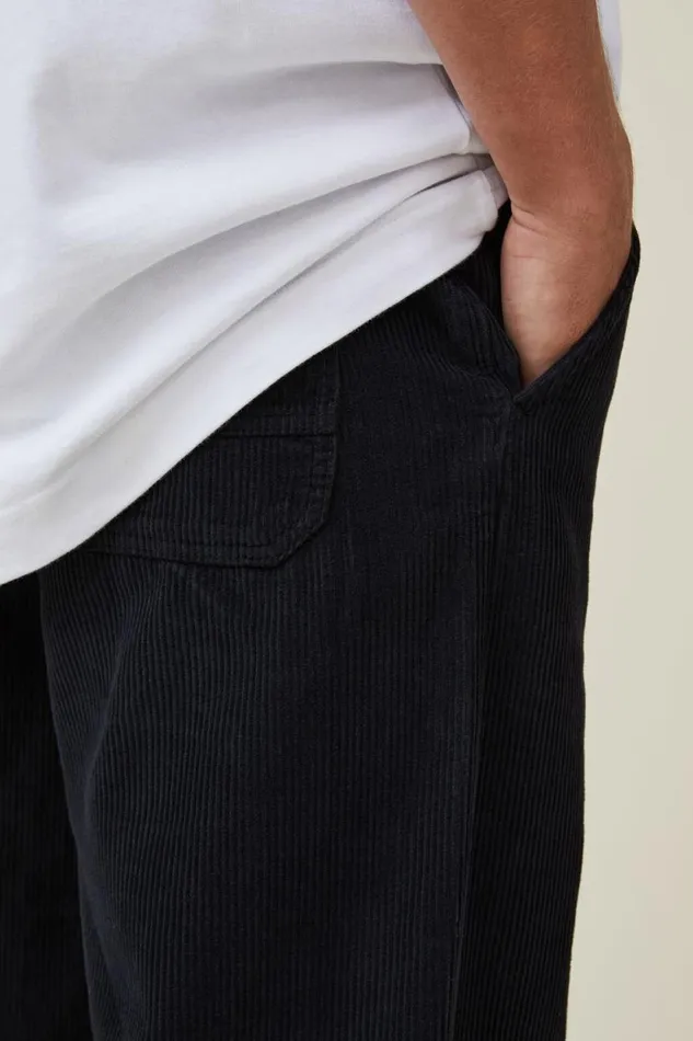 Loose Fit Pant Washed Black Cord Men Cotton On Pants Loose Fit Pant Washed Black Cord Men Cotton On Pants