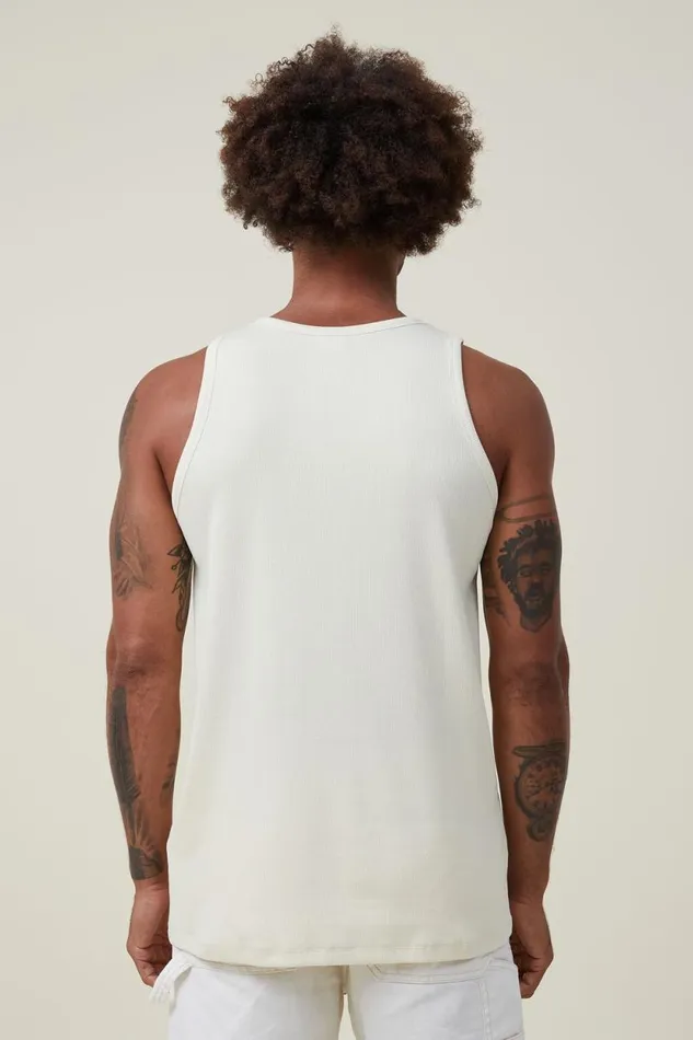 Loose Fit Rib Tank Lemon Men Cotton On Tees and Tanks Loose Fit Rib Tank Lemon Men Cotton On Tees and Tanks