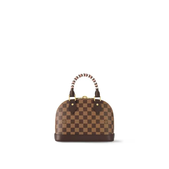Louis Vuitton Alma Bag Louis Vuitton Damier Ebene Coated Canvas N40447 Braided Alma BB 8211 Louis Vuitton Handbag Store 8211 Women