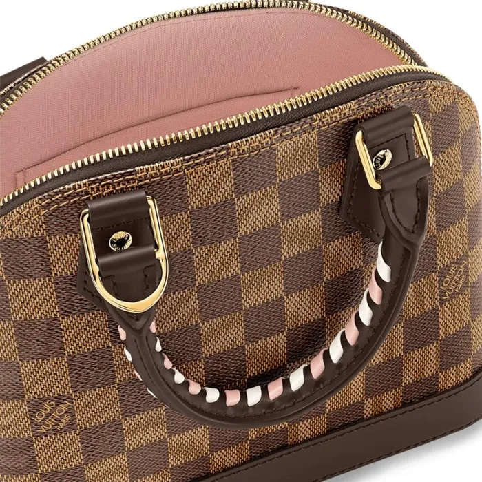 Louis Vuitton Alma Bag Louis Vuitton Damier Ebene Coated Canvas N40447 Braided Alma BB 8211 Louis Vuitton Handbag Store 8211 Women