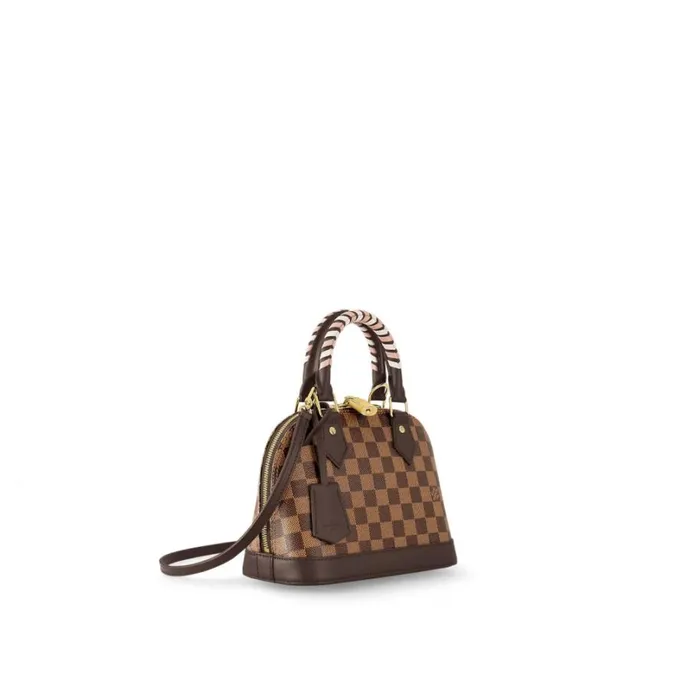 Louis Vuitton Alma Bag Louis Vuitton Damier Ebene Coated Canvas N40447 Braided Alma BB 8211 Louis Vuitton Handbag Store 8211 Women