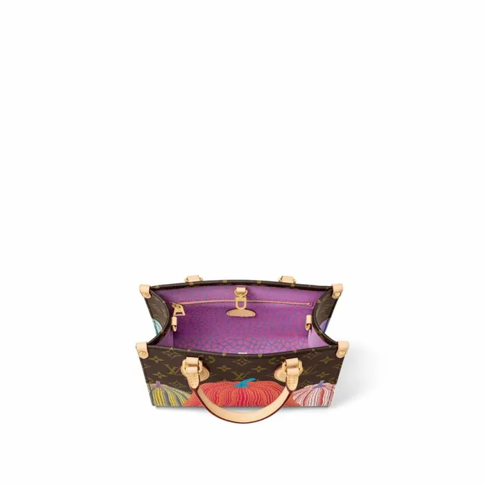 Louis Vuitton Onthego Bag Louis Vuitton LV X YK OnTheGo PM M46467 Pumpkin Print 8211 Louis Vuitton Handbag Store 8211 Women