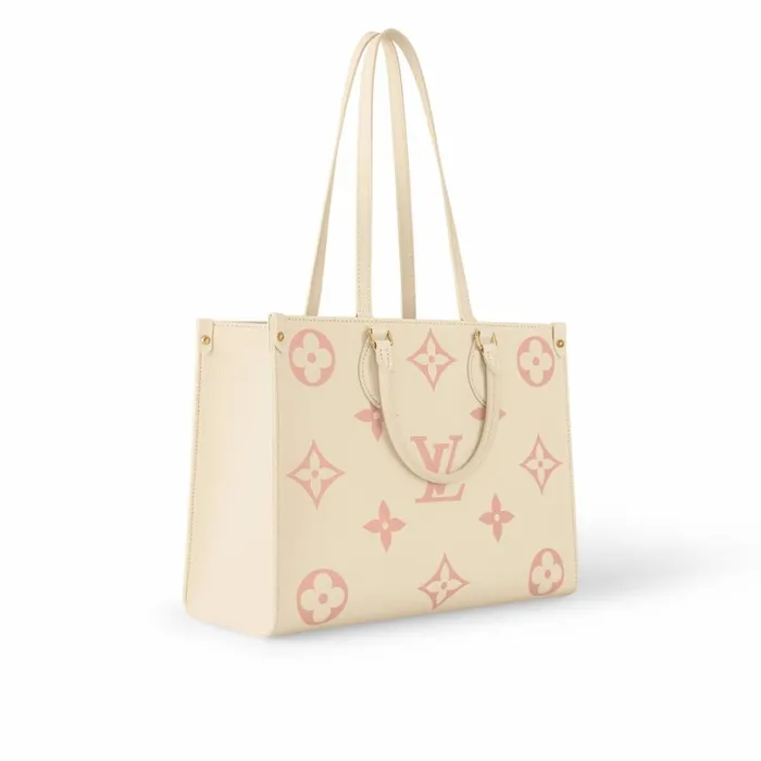 Louis Vuitton Onthego Bag Louis Vuitton OnTheGo MM M21575 Crme Rose Trianon 8211 Louis Vuitton Handbag Store 8211 Women