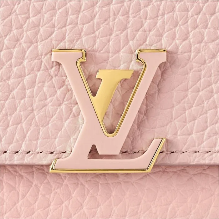 Louis Vuitton Wallets Louis Vuitton M82361 Capucines Compact Wallet Rose Jasmine 8211 Louis Vuitton Handbag Store 8211 Women