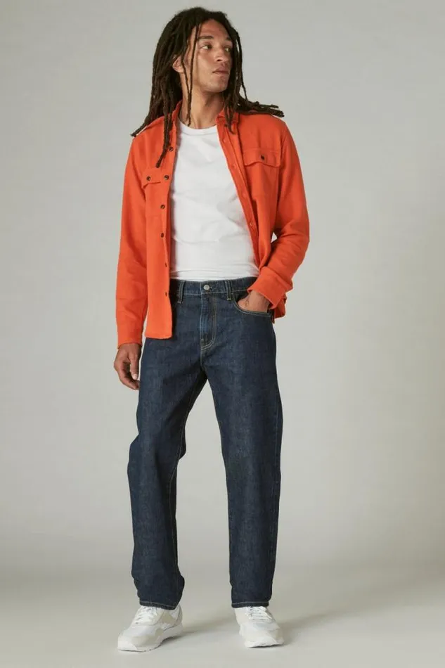 Lucky Brand 223 Straight Made In The Usa Selvedge Jean Genoa Men Jeans