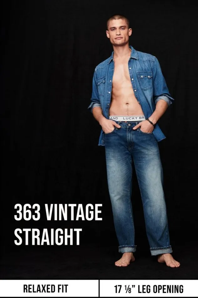 Lucky Brand 363 Vintage Straight Guinness Jean Stout Men Jeans