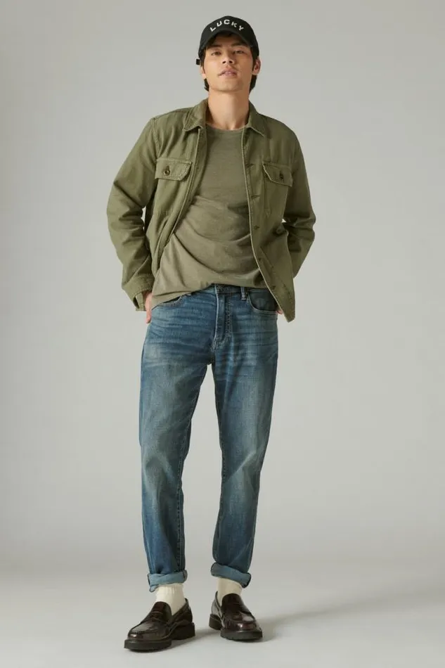 Lucky Brand 410 Athletic Straight Coolmax Stretch Jean Mcarthur Men Jeans