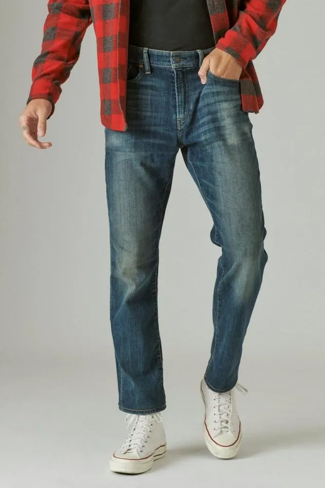 Lucky Brand 410 Athletic Straight Coolmax Stretch Jean Mcarthur Men Jeans