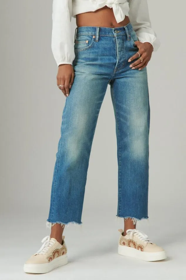 Lucky Brand 90s Loose Crop Golden Valley Women Jeans