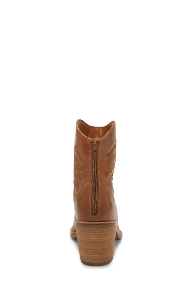 Lucky Brand Aryleis Western Bootie Open Brownrust Women Shoes