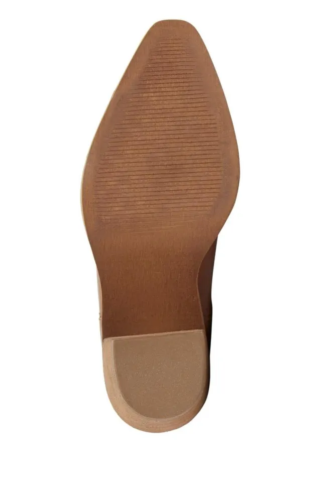 Lucky Brand Aryleis Western Bootie Open Brownrust Women Shoes