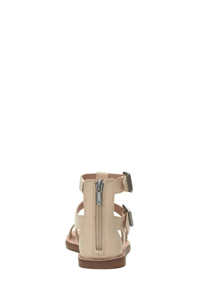 Lucky Brand Brelin Buckle Sandal White Women Shoes