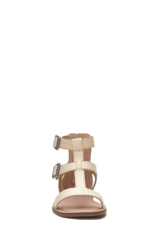 Lucky Brand Brelin Buckle Sandal White Women Shoes