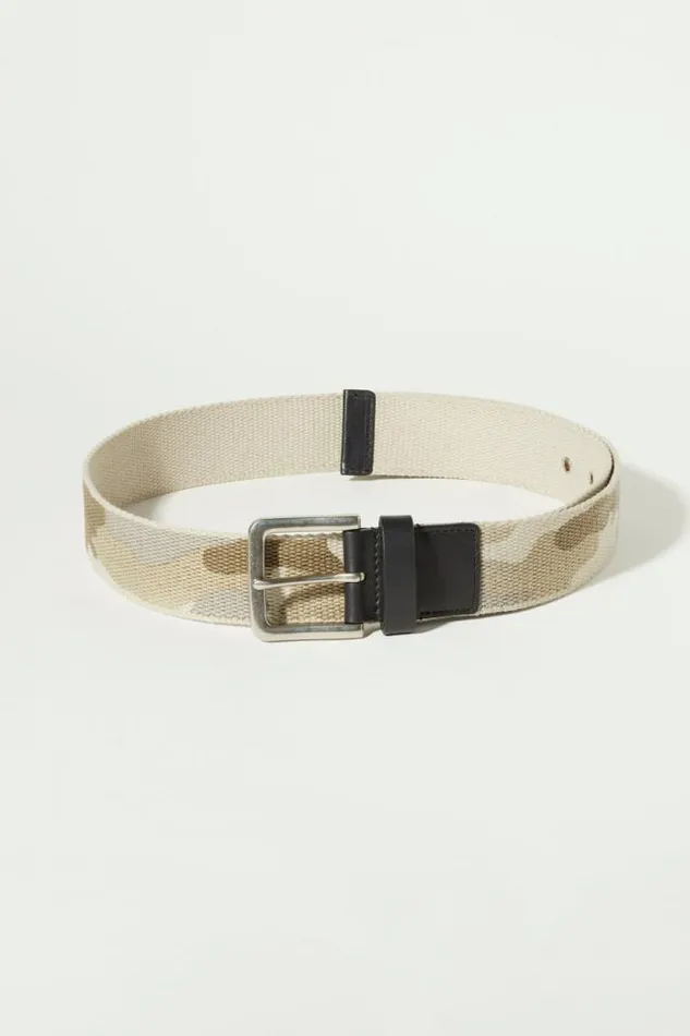 Lucky Brand Camo Webbed Belt Multi Men Belts