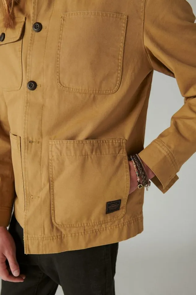 Lucky Brand Chore Jacket Sand Men Jackets and Outerwear