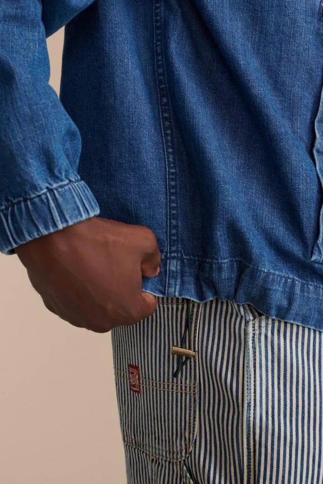 Lucky Brand Denim Pop Over Jacket Stillwell Men Jackets and Outerwear