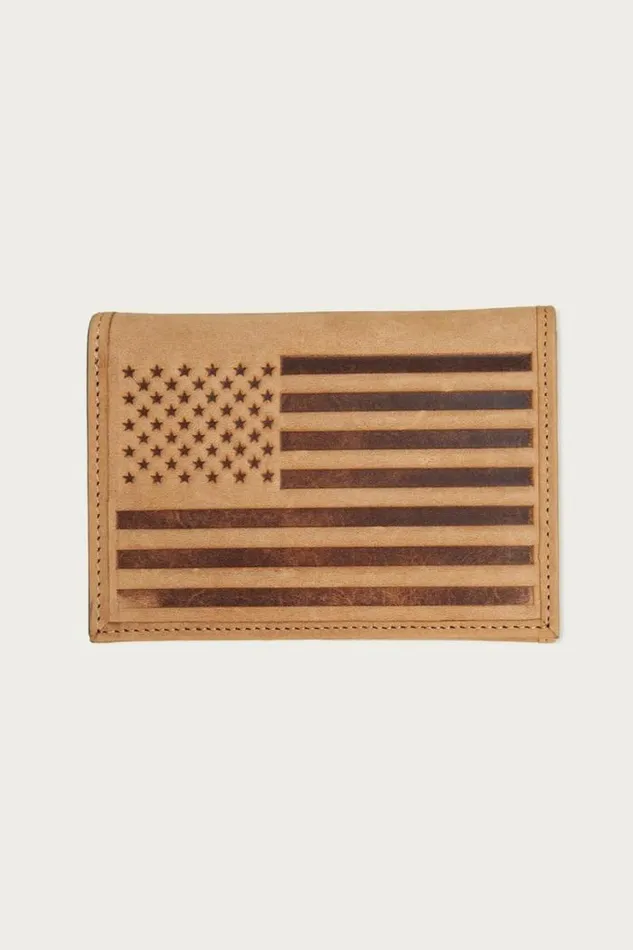 Lucky Brand Flag Embossed Leather Trifold Wallet Medium Brown Men Bags and Wallets Lucky Brand Flag Embossed Leather Trifold Wallet Medium Brown Men Bags and Wallets