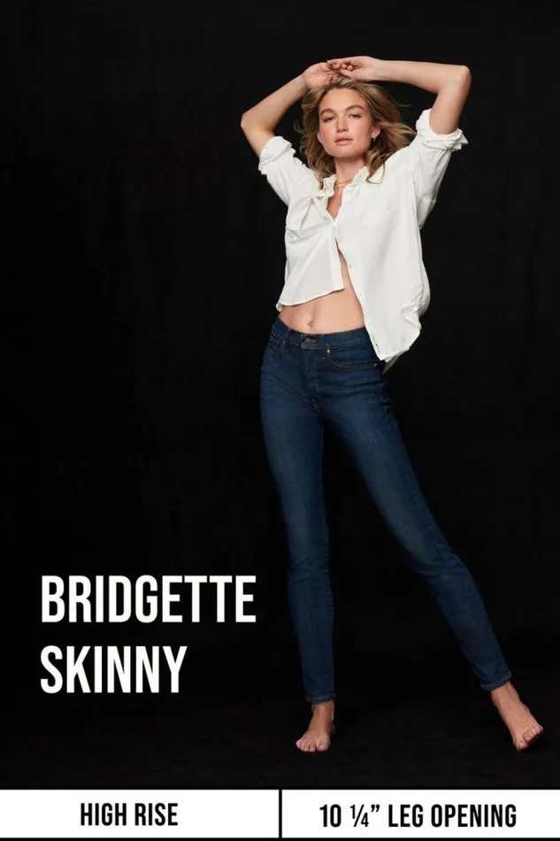 Lucky Brand High Rise Bridgette With Exposed Button Fly Center Stage Women Jeans