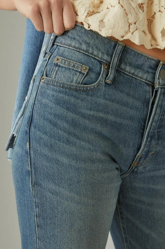Lucky Brand High Rise Drew Mom Starlet Dest Women Jeans