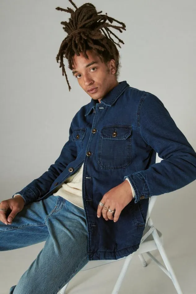 Lucky Brand Indigo Shirt Jacket 419 Indigo Men Jackets and Outerwear