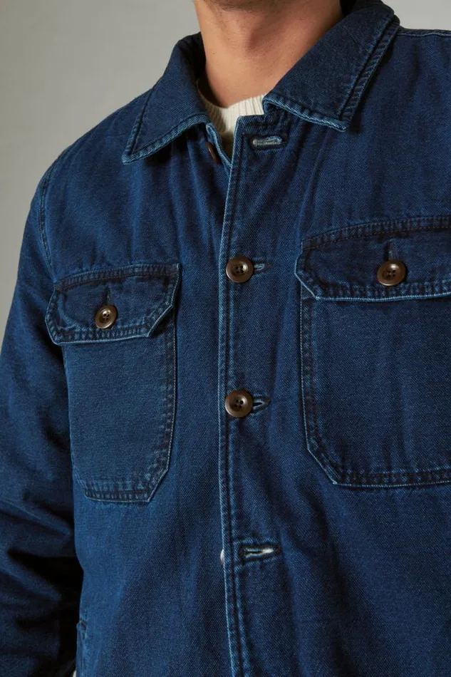 Lucky Brand Indigo Shirt Jacket 419 Indigo Men Jackets and Outerwear