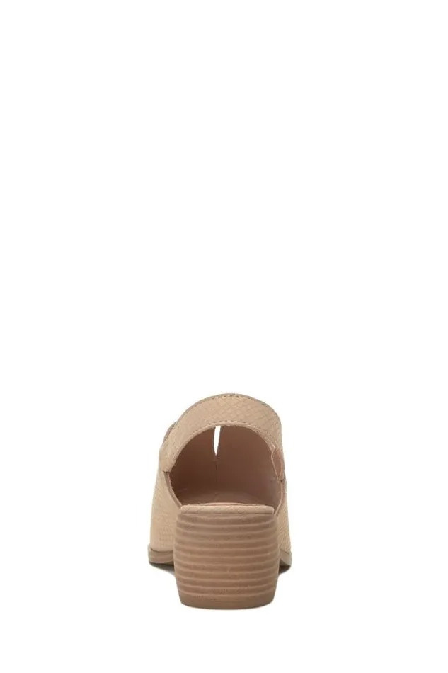 Lucky Brand Jaila Muled Heel Medium Light Beige Women Shoes
